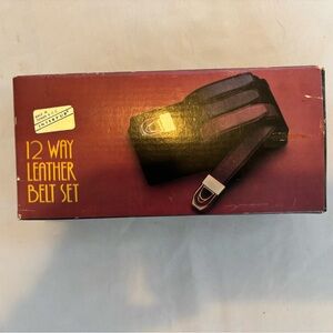 Vintage Men’s Multi way Belt Set Sz OS